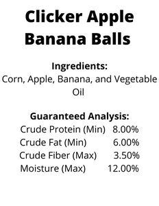 Clicker Apple Banana Balls